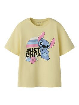 T-shirt Name.it AFTA STITCH SS 13255734 da bambina crema.