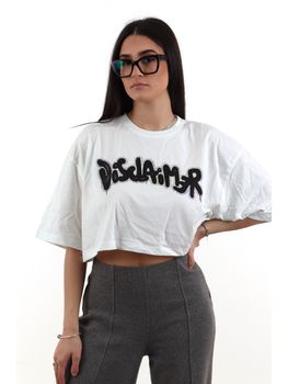 T-Shirt Disclaimer 54933 da donna bianca.