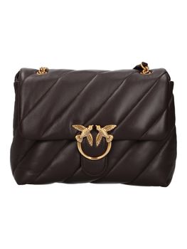 Borsa Pinko love puff big 100037 da donna marrone+oro.