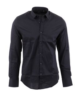 Camicia Antony Morato MMSL00694 50010 da uomo nera.