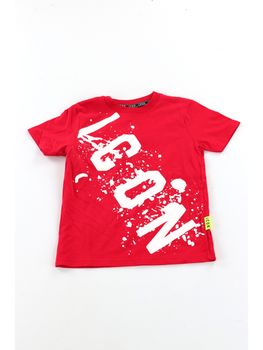 T-shirt Icon IBKS00519 da bambino rossa.