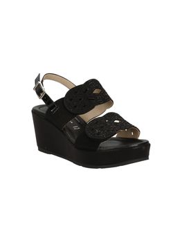Sandalo Valleverde 32210 da donna nero