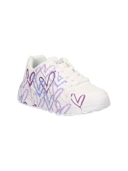 Sneakers Skechers 314064L WLPR da bambina bianche.