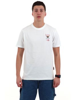 T-shirt MC2 Saint Barth PRL0002 03982L da uomo bianca.