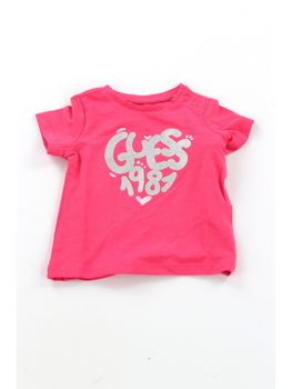T-shirt Guess A5RI00 K6YW4 da neonata pink.