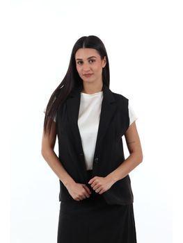 Gilet I AM 30912 da donna nero.