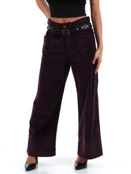 Pantaloni Pinko 107418 A3HF da donna bordaux.