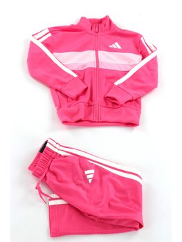 Tuta Adidas JI6208 da bambina rosa.