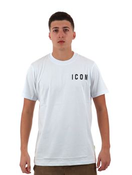 T-Shirt Icon ICUS2S5T022 da uomo bianca.