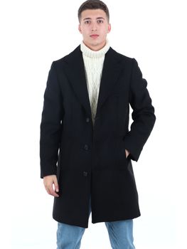 Cappotto Yos BARONE da uomo nero.