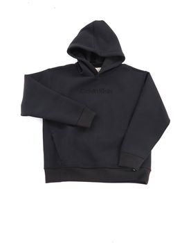 Felpa Calvin Klein LVCKFJB33B da bambino nera.