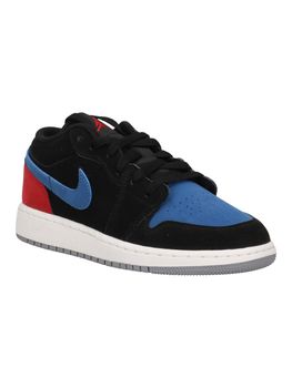 Sneakers Jordan air jordan 1 low 553560 unisex bambini black+white+blue.