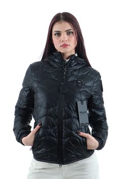 Piumino Blauer BLDC03006 06950 da donna nero.