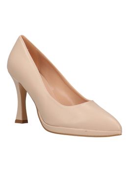 Scarpa con il tacco Valleverde 18210 da donna sand.