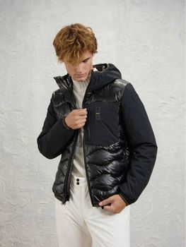 Piumino Blauer BLUC08068 006355 da uomo nero.