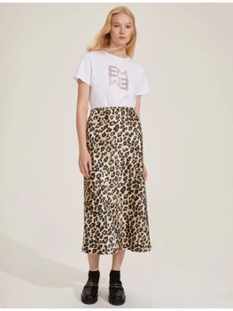 Gonna Emme Marella ORACOLO da donna beige e nera.