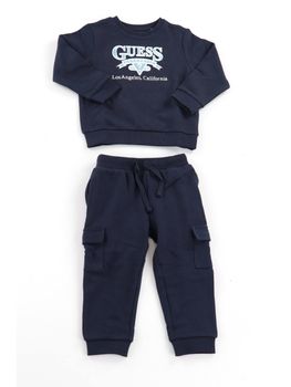 Tuta Guess N6YG04 K4080 da bambino blu.