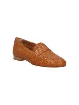 Mocassino Gianni Castro 525 INTRECCIO da donna cuoio.