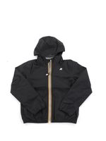 giubbino k-way k21371w usy jack jr da bambino nero.