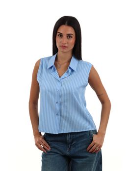 Camicia Choral PE26296 da donna cielo.