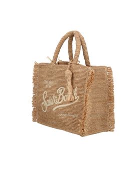 Borsa MC2 Saint Barth COLETTE RAFIA da donna beige.