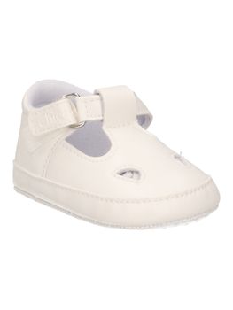 Scarpa da culla Chicco 065416 da neonata bianca.