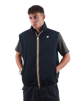 Smanicato K-Way K2136BW da uomo nero.