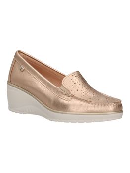 Mocassino Valleverde 11501 da donna bronzo.