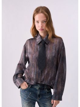 Camicia Liu Jo UF6125T3260 da donna moro.