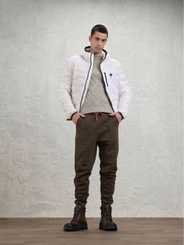 Piumino Blauer BLUC03064 006355 da uomo bianco.