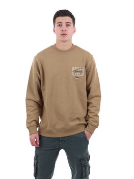Felpa Tommy Jeans DM0DM22366 da uomo dark dune.