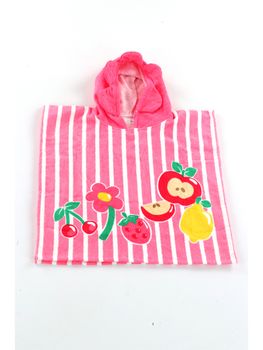 Accappatoio Mayoral 10165 da bambina geranio.