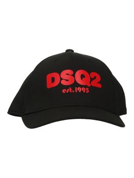 Cappello Dsquared2 DQ2115 D00YT DQ900 unisex nero.