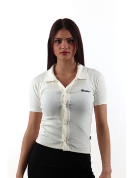 Polo Dickies DK0A4Z8H da donna panna.