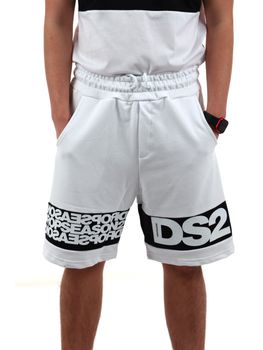 Bermuda Dropseason2 SS26215 da uomo bianco e nero.