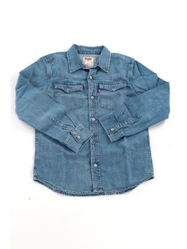 Camicia Levi's 9EL534 da bambino denim.
