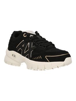 Sneakers Armani Exchange XW002153 AF22757 da donna black+pale gold.