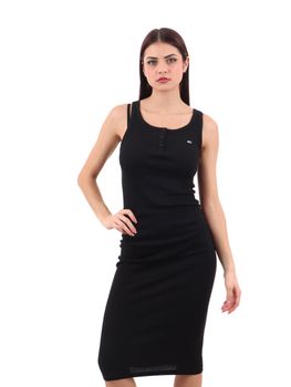 Abito Tommy Jeans DW0DW19477 da donna nero.