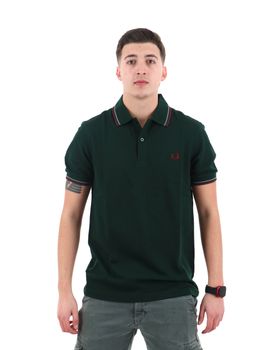 Polo Fred Perry M3600P 85A da uomo verde.