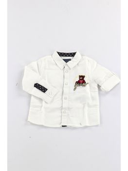 Camicia Guess N4BH08 W9CL0 da bambino bianca.