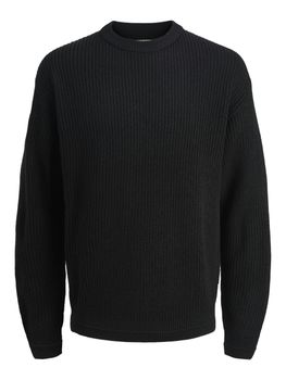Maglione Jack&Jones JR AITO KNIT CREW 12279129 da bambino nero.