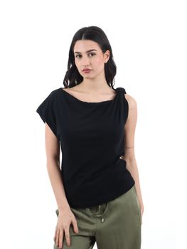 Maglia Pinko 106373 A35D da donna nera.
