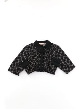 Camicia Elisabetta Franchi La Mia Bambina EFCA2580VI022 da bambina nero+avorio.