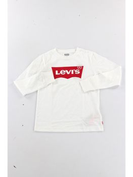 T-shirt Levi's 8E8646 da bambino bianca.
