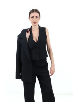 Gilet I Am AI25545 da donna nero.