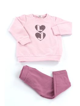 Tuta Liu Jo KF6016FS724 da bambina lilla.