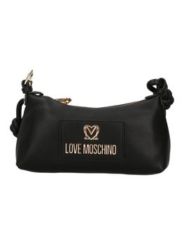 Love Moschino Borsa A Tracolla In Pelle Nero JC4275PP0LKC0000 - Con Foulard, Autunno Inverno