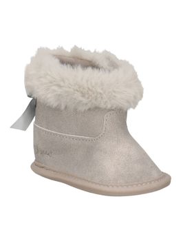 Scarpa da culla Chicco 072035 da bambina grigia.