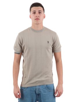 Maglia U.S. Polo ASSN.173005 0245 da uomo beige.
