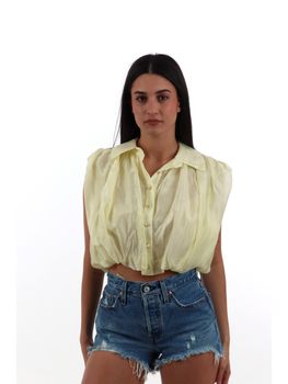 Camicia I AM 26104 da donna gialla.